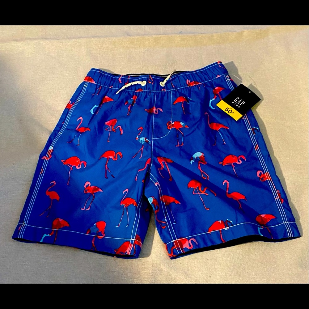 NEW Boys Flamingo Swimming Trunks by GAP